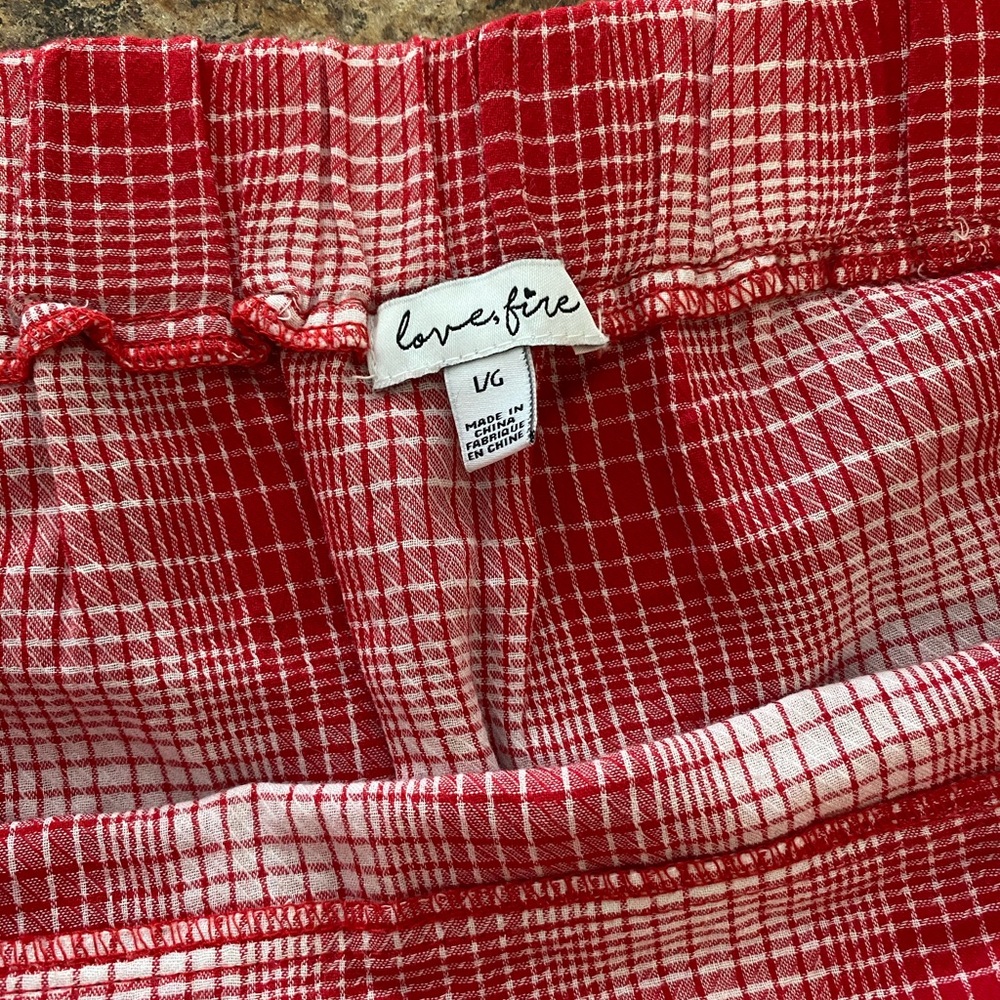 Checkered Ruffle Skirt - Picture 2 of 4